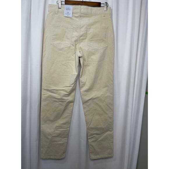 Croft & Barrow slacks jeans pants women's 10 chinos off white tags attached - Picture 13 of 16